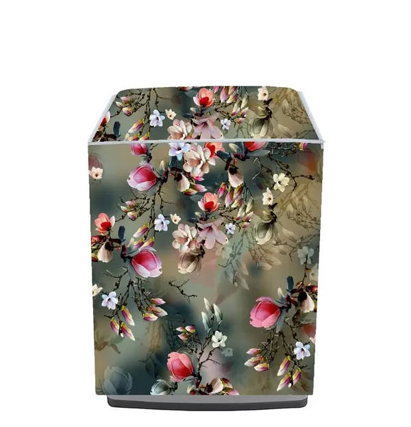 Green_Rose_Pvc_Fabric_Washing_Machine_Cover_Compatible_With_6_To_7_Kg_Top_Load_Machine_Set_Of_1