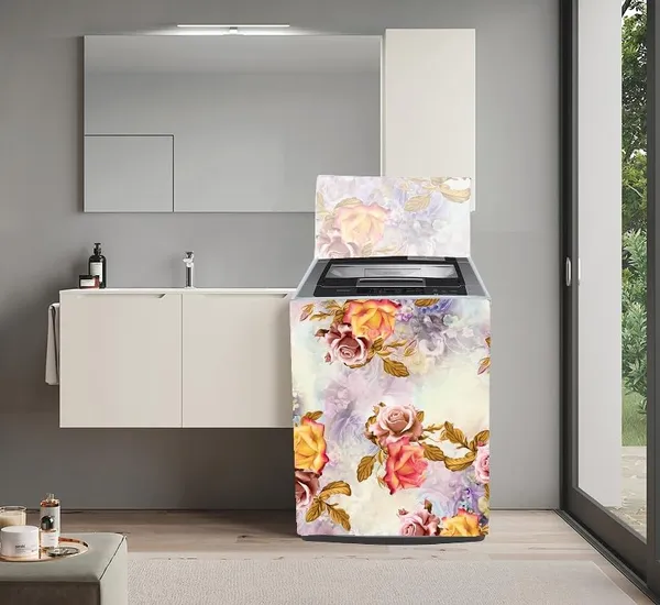 Gold_Pvc_Fabric_Washing_Machine_Cover_Compatible_With_6_To_7_Kg_Top_Load_Machine_Set_Of_1