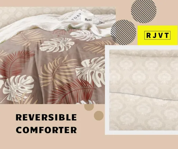 Light_Camel_Brown_Microfiber_90_X_100_Inches_Reversible_King_Size_Comforter_Ideal_For_Winter_Bedding_Set_Of_1