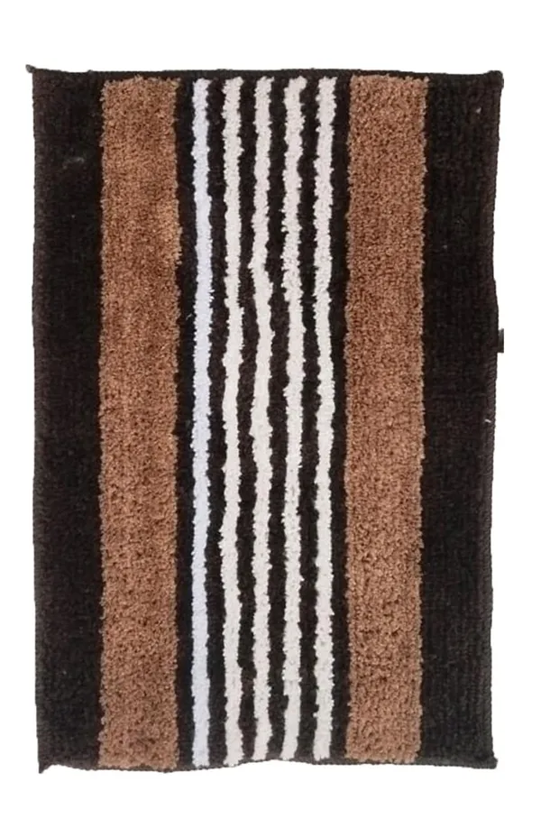 Brown_,_Beige_Microfiber_Kitchen_Mat_Bath_Mat_Anti_Skid_Floor_Mat_Ideal_For_Kitchen_Bathroom_Bedroom_Set_Of_1