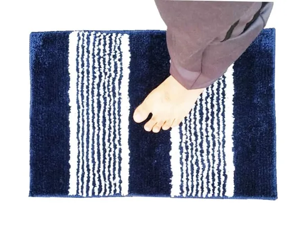 Blue_Microfiber_40_X_60_Cm_Rectangular_Striped_Bath_Mat_Super_Soft_Non_Slip_Ideal_For_Bathroom_Kitchen_Bedroom_Set_Of_1
