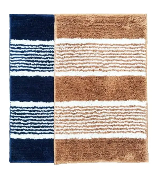Beige_And_Blue_Microfiber_40_X_60_Cm_Bath_Mat_Super_Soft_Non_Slip_Ideal_For_Bathroom_Kitchen_Bedroom_Door_Set_Of_2