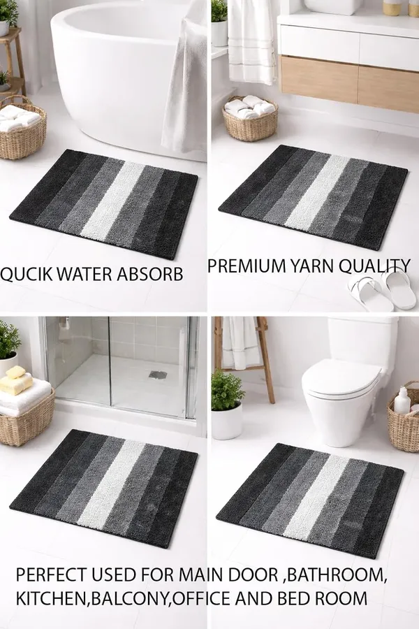 Grey_Microfiber_2000_Gsm_40_X_60_Cm_Bath_Mat_Super_Absorbent_Anti_Skid_Ideal_For_Home_Bathroom_Bedroom_Kitchen_Set_Of_1