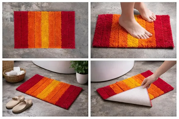 Red_Orange_Gold_Microfiber_2000_Gsm_40_X_60_Cm_Bath_Mat_Super_Absorbent_Anti_Skid_Floor_Mat_Ideal_For_Bathroom_Bedroom_Kitchen_Set_Of_1