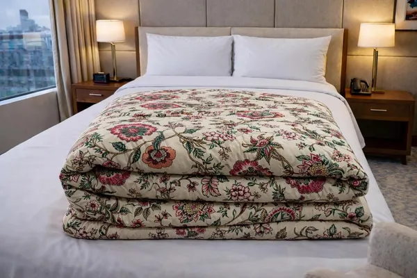 Rose_Pattern_Flower_Microfiber_Double_Bed_Bedding_Set_1_Comforter_1_Bed_Sheet_2_Pillow_Covers_Ideal_For_Bedroom_Set_Of_4