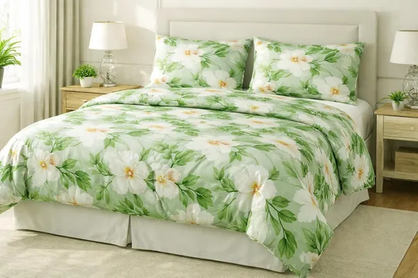 Sage_Green_Microfiber_Double_Bed_Bedding_Set_1_Comforter_1_Bed_Sheet_2_Pillow_Covers_Ideal_For_Bedroom_Set_Of_4