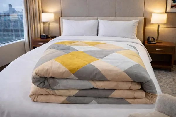 Mustard_Yellow_And_Grey_Microfiber_Double_Bed_Ac_Comforter_+_Bedsheet_+_2_pillow__covers__All_Season_Lightweight_Quilted_Ideal_For_Bedroom_Set_Of_1