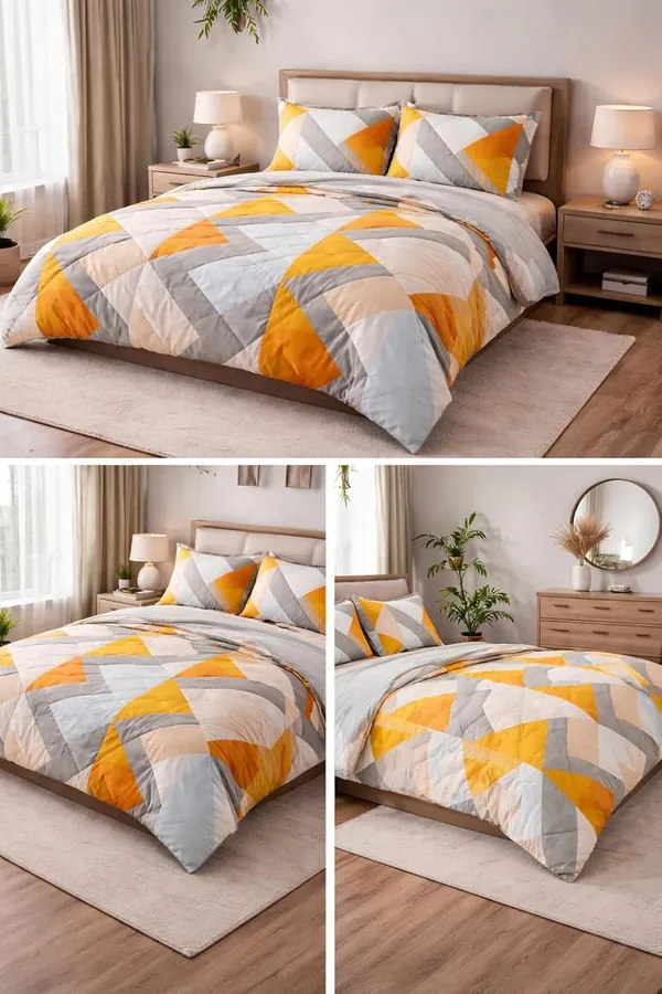 Mustard_Yellow_And_Grey_Microfiber_Double_Bed_Ac_Comforter_+_Bedsheet_+_2_pillow__covers__All_Season_Lightweight_Quilted_Ideal_For_Bedroom_Set_Of_1