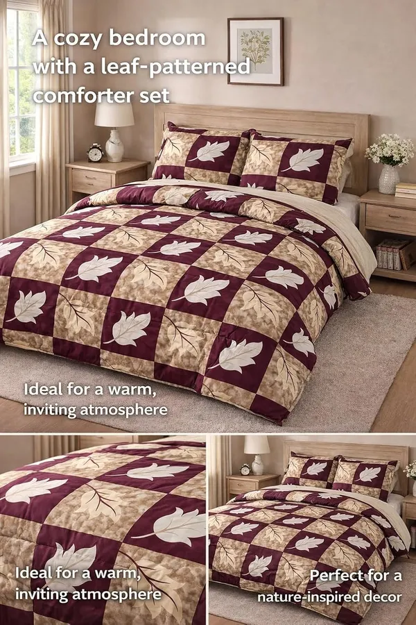 Autumn_Harvest_Microfiber_Double_Bed_Ac_Comforter_+_Bedsheet_+_2_Pillow_Covers__Soft_Lightweight_Quilted_Ideal_For_Bedroom