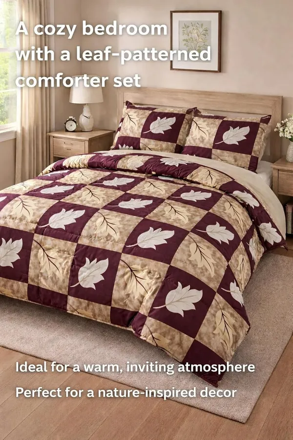Autumn_Harvest_Microfiber_Double_Bed_Ac_Comforter_+_Bedsheet_+_2_Pillow_Covers__Soft_Lightweight_Quilted_Ideal_For_Bedroom