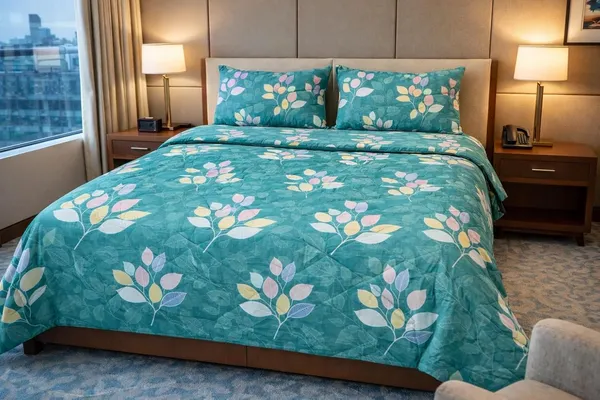 Turquoise_Multicolor_Microfiber_Double_Bed_Ac_Comforter_+_Bedsheet_+_2_Pillow_covers_Soft_Lightweight_Quilted_Ideal_For_Bedroom