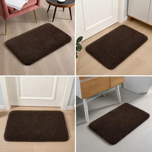 Brown_Microfiber_Polyester_Tpr_Base_Medium_Floor_Mat_Water_Absorbent_Anti_Skid_Ideal_For_Bathroom_Kitchen_Entrance_Set_Of_1