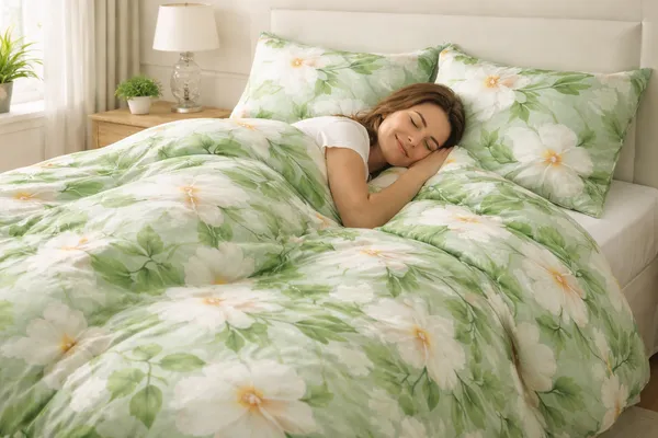 Sage_Green_Microfiber_Double_Bed_Bedding_Set_1_Comforter_1_Bed_Sheet_2_Pillow_Covers_Ideal_For_Bedroom_Set_Of_4