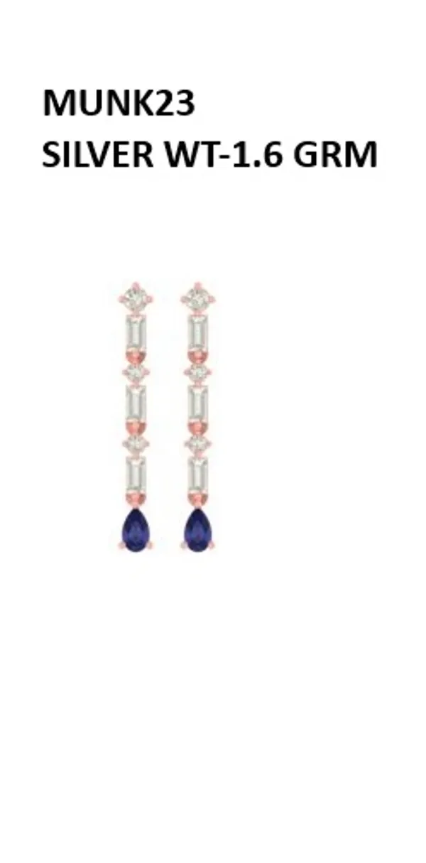 Rose_Gold_Silver_Earrings_For_Women_|_925_Pure_Silver