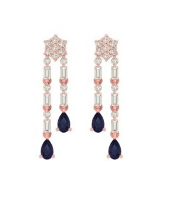 Rose_Gold_Silver_Earrings_For_Women_|_925_Pure_Silver
