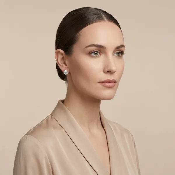 Rose_Gold_Silver_Pear_Studs_For_Women_|_925_Pure_Silver