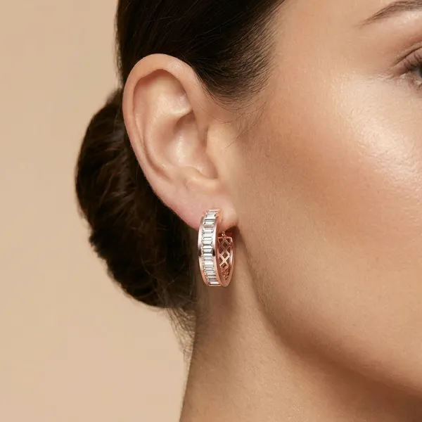 Rose_Gold_Silver_Hoop_Earrings_For_Women_|_925_Pure_Silver