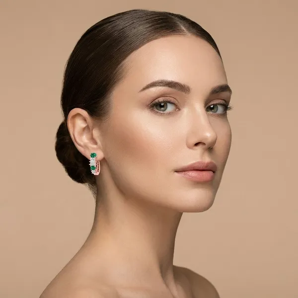 Rose_Gold_Silver_Bali_Earrings_For_Women_|_925_Pure_Silver