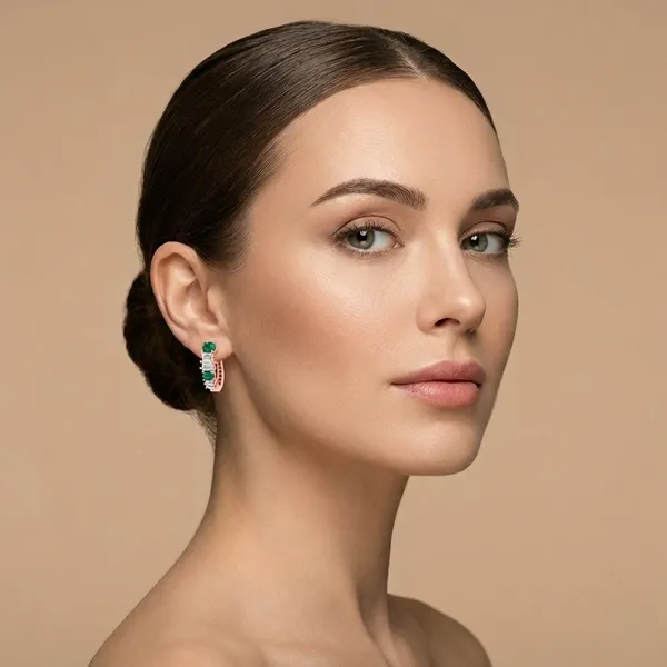Rose_Gold_Silver_Bali_Earrings_For_Women_|_925_Pure_Silver