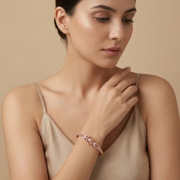 Rose_Gold_Silver_Everyday_Bracelet_For_Women_|_925_Pure_Silver