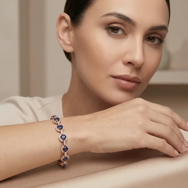 Rose_Gold_Bridesmaid_Indie_Silver_Bracelet_For_Women_|_925_Pure_Silver