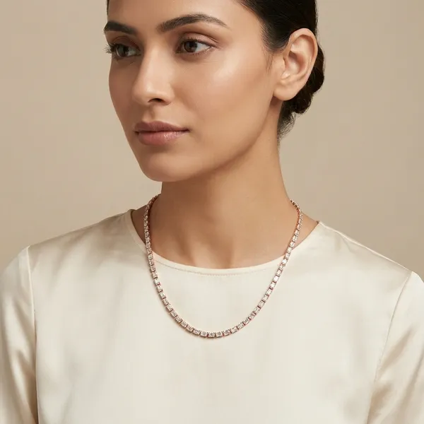 Rose_Gold_Tennis_Neck_Silver_Chain_For_Women_|_925_Pure_Silver