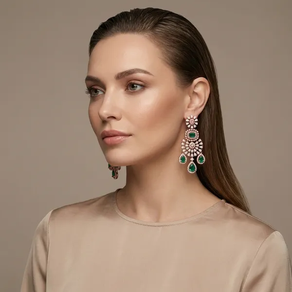 Rose_Gold_Silver_Chandbali_Earrings_For_Women_|_925_Pure_Silver