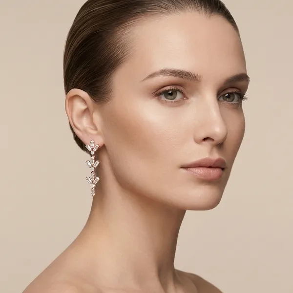 Rose_Gold_Silver_Earrings_For_Women_|_925_Pure_Silver