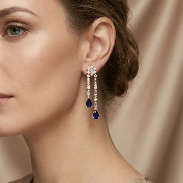 Rose_Gold_Silver_Earrings_For_Women_|_925_Pure_Silver