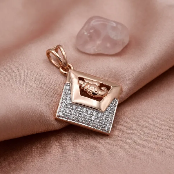 Rose_Gold_Lightweight_Ganesha_Silver_Pendant_|_925_Pure_Silver