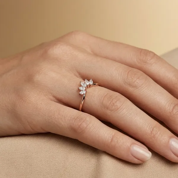Rose_Gold_Lightweight_Silver_Ring_For_Women_|_925_Pure_Silver