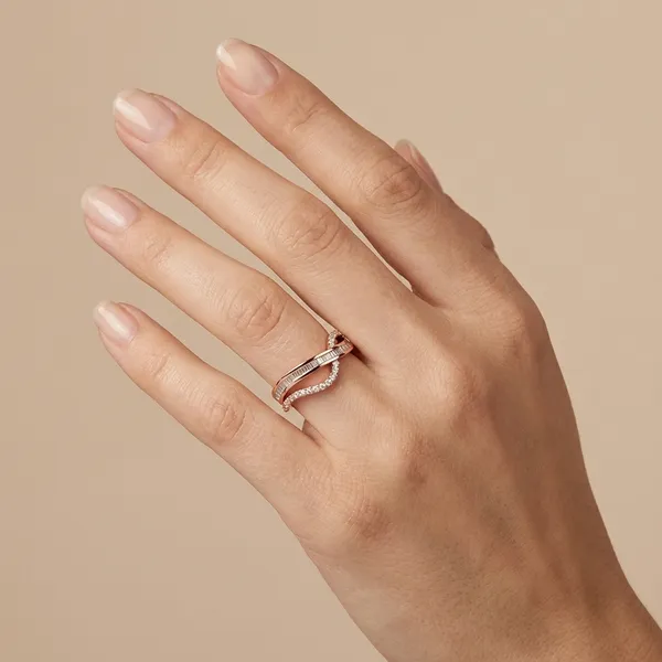 Rose_Gold_Double_Band_Style_Silver_Ring_For_Women_|_925_Pure_Silver