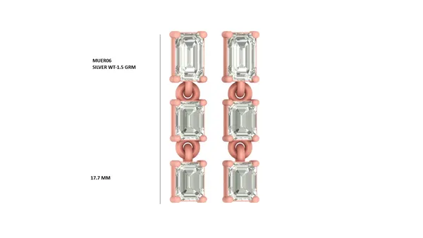 Rose_Gold_Stud_Silver_Earrings_For_Women_|_925_Pure_Silver