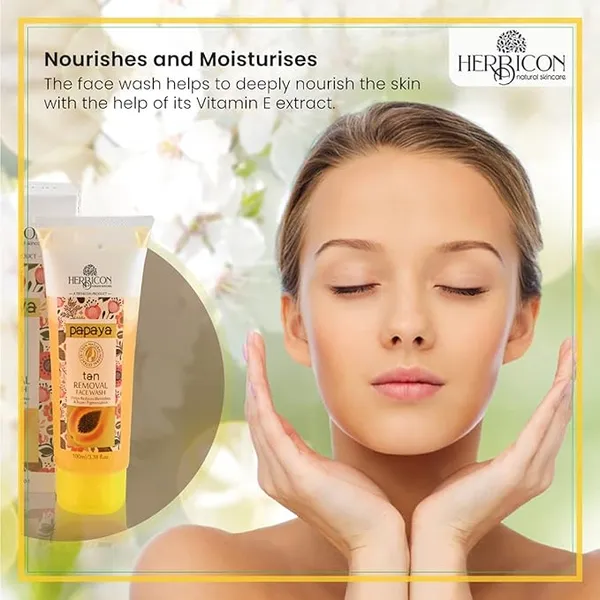 Tan_Removal_Papaya_Face_Wash_100_Ml_(Pack_Of_2)