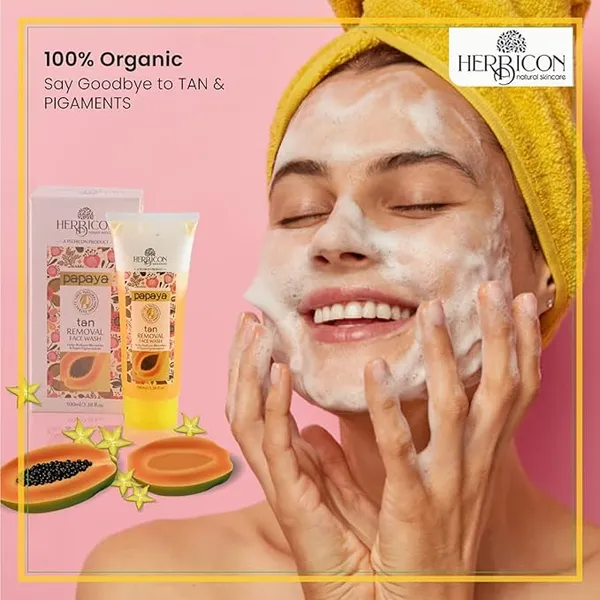 Tan_Removal_Papaya_Face_Wash_100_Ml_(Pack_Of_2)