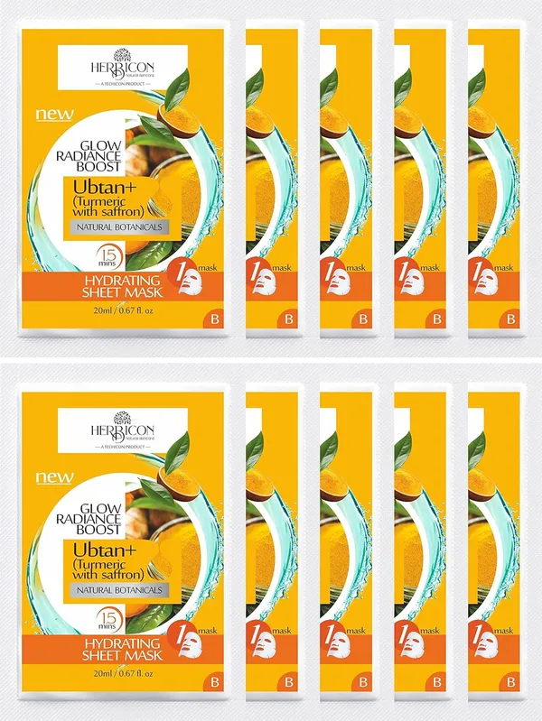 Ubtan_Face_Sheet_Mask_With_Turmeric_And_Saffron_For_Skin_Brightening_20_G_Pack_Of_10