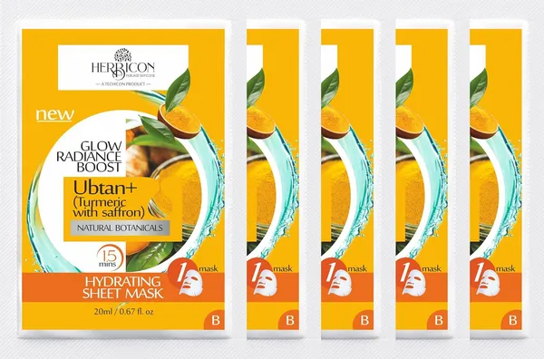 Ubtan_Face_Sheet_Mask_With_Turmeric_And_Saffron_For_Skin_Brightening_20_G_Pack_Of_5