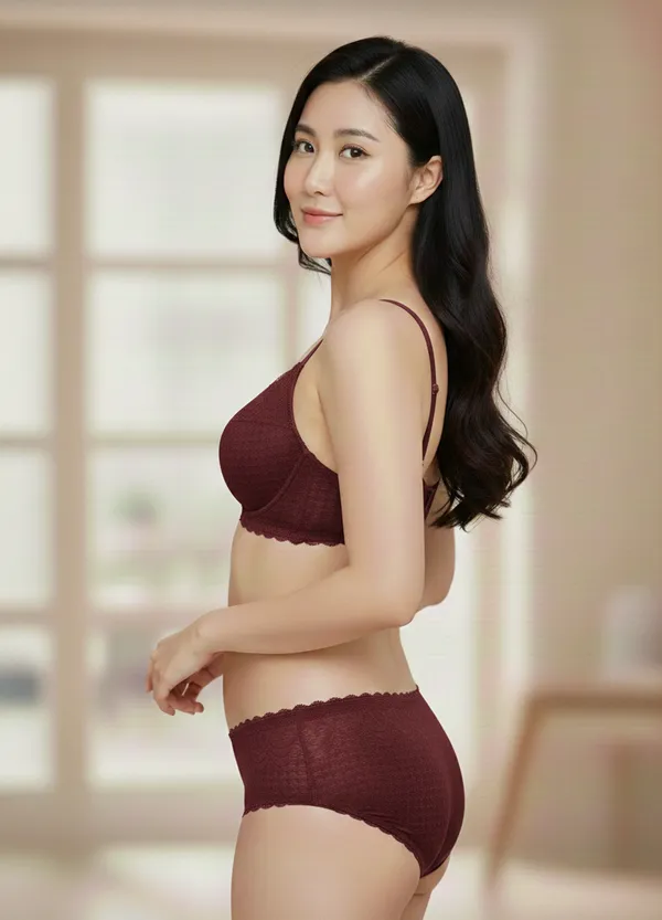 Maroon_Net_Bra_And_Panty_Set_For_Women