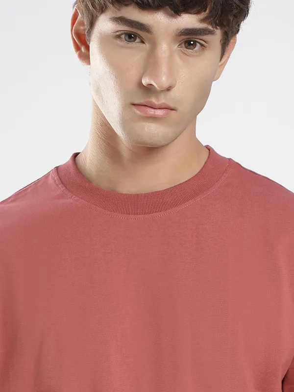 Rose_Gold_Cotton_Long_Sleeve_T_Shirt_For_Men
