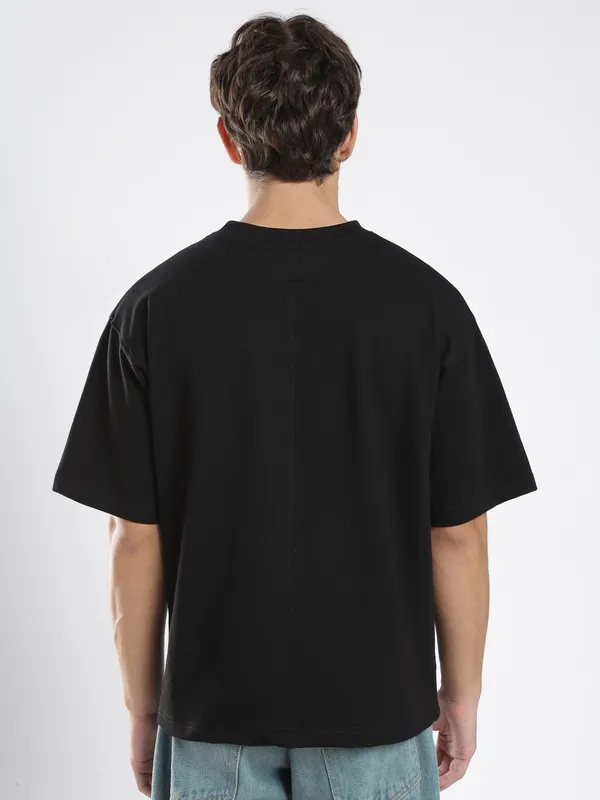 Jet_Black_Cotton_Round_Neck_Reg_Fit_Printed_Tee_For_Men