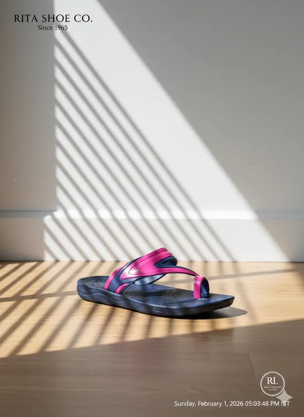 Soft_Sole_Navy_Blue_And_Pink_Slippers_For_Women_And_Girls