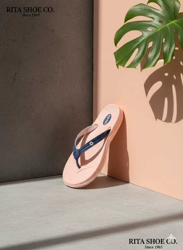 Soft_Sole_Navy_Blue_And_Pink_Slippers_For_Women_And_Girls