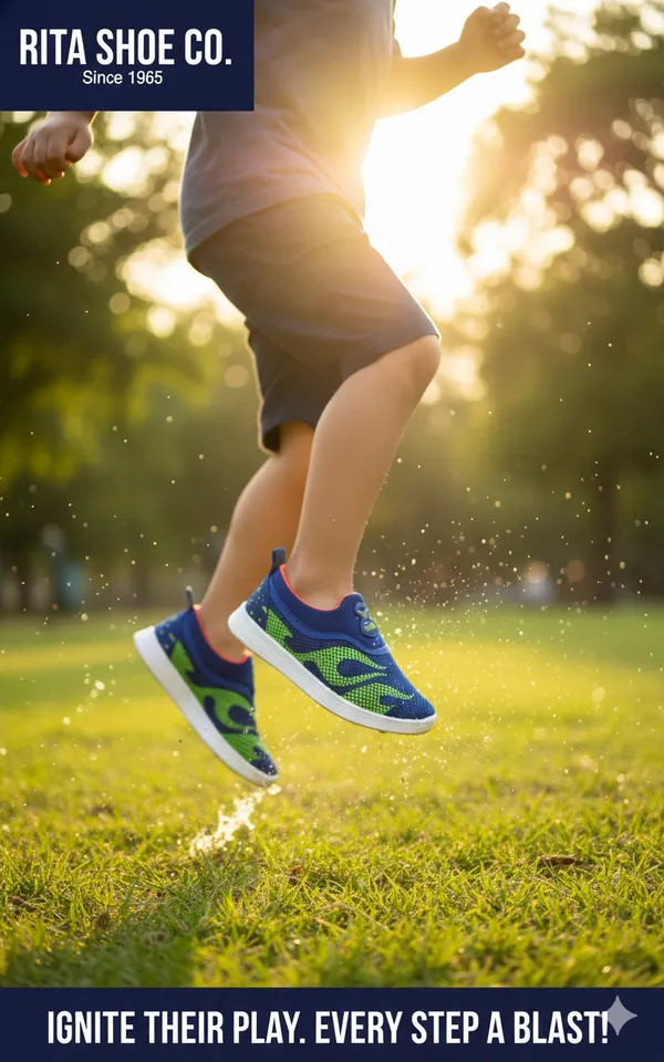 Soft_Sole_Blue_And_Green_Shoes_For_Kids