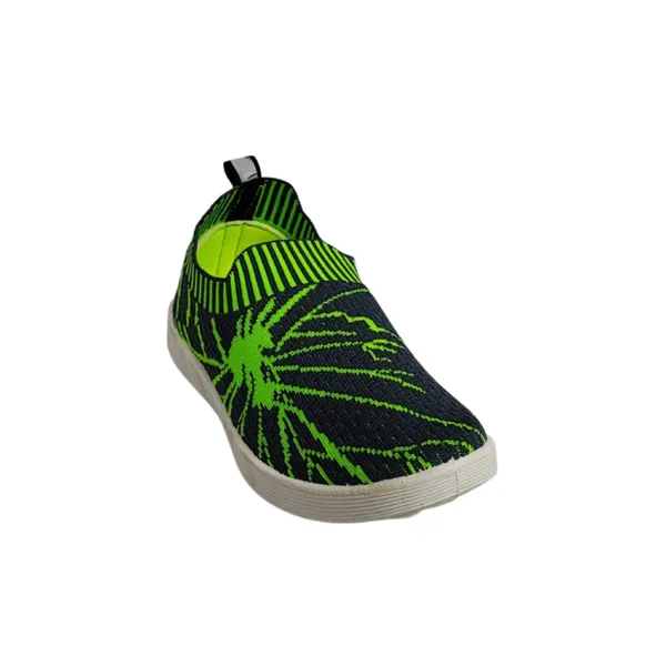 Soft_Sole_Dark_Grey_And_Green_Shoes_For_Kids