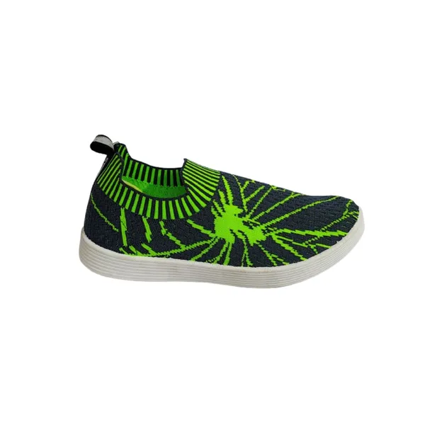 Soft_Sole_Dark_Grey_And_Green_Shoes_For_Kids