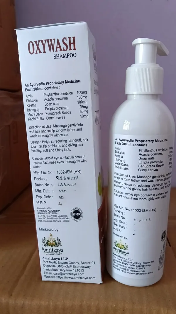 Amritkaya_Oxywash_Bhringraj_Reetha_Anti-Dandruff_Ayurvedic_Shampoo_200Ml