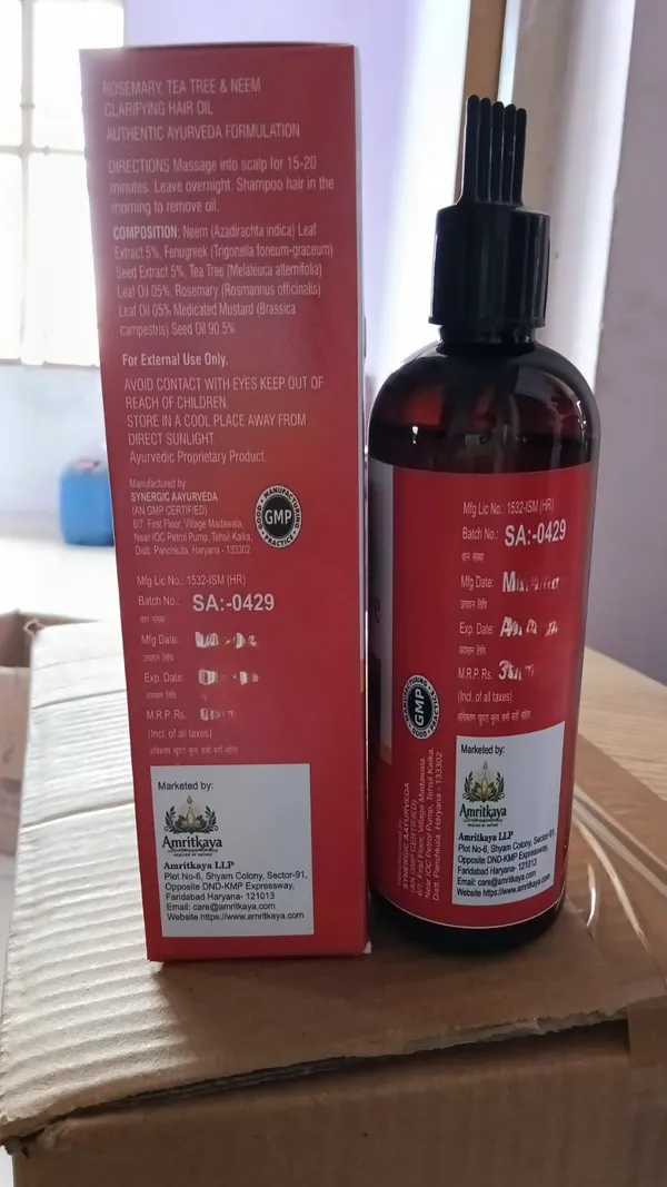 Amritkaya_Ros-Tree_Rosemary_Tea_Tree_Bhringraj_Hair_Oil_200Ml