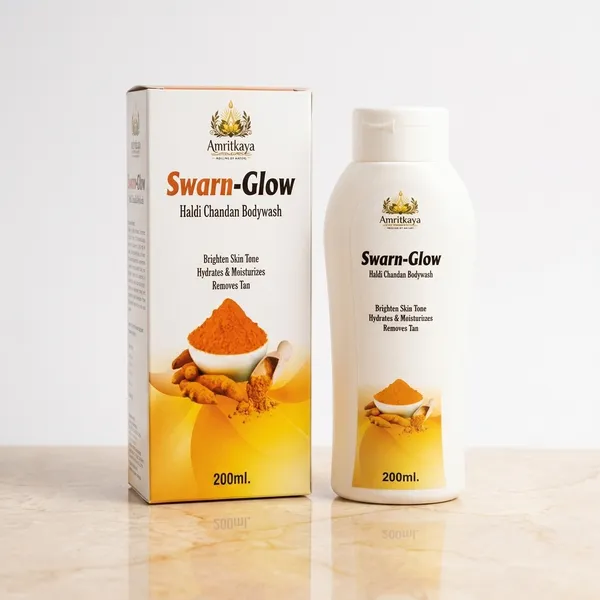 Amritkaya_Swarn-Glow_Haldi_Chandan_Ayurvedic_Body_Wash_200Ml_-_Pack_Of_2