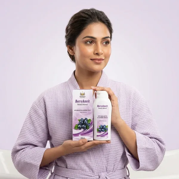 Amritkaya_Berryamrit_Blueberry_Cocoa_Butter_Moisturising_Body_Wash