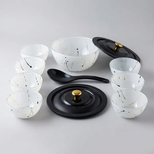 White_Toughened_Elegent_Ceramic_Villa_Bowl_Set_For_Breakfast_&_Dinnerware_(Pack_of_9)